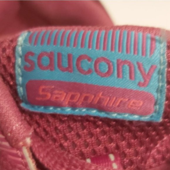 SAUCONY | Women's Sapphire Running Shoes Pink Size 6 - Picture 10 of 10